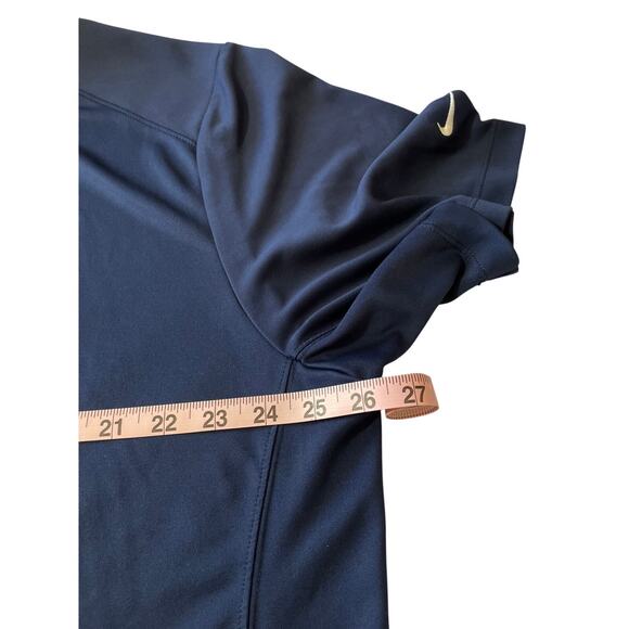 Nike Golf Dri-Fit Polo Shirt XXL Navy Blue Tour Performance Short Sleeve - Picture 5 of 6